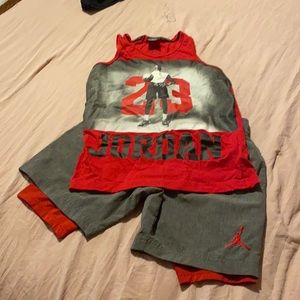 Air Jordan short set.